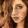 Made on oak wood board