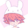Hinoka in a bunny hat