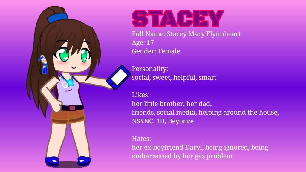 Staceyrpg Stacey (Full Bio) by ezrahthetankengine75 on DeviantArt