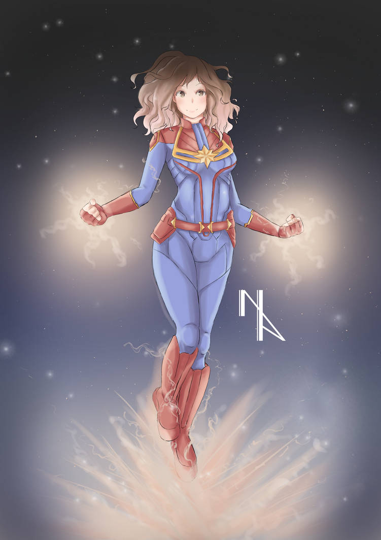 Captain Marvel Fanart By Necroxart On Deviantart Captain Marvel Fanart By Necroxart On Deviantart