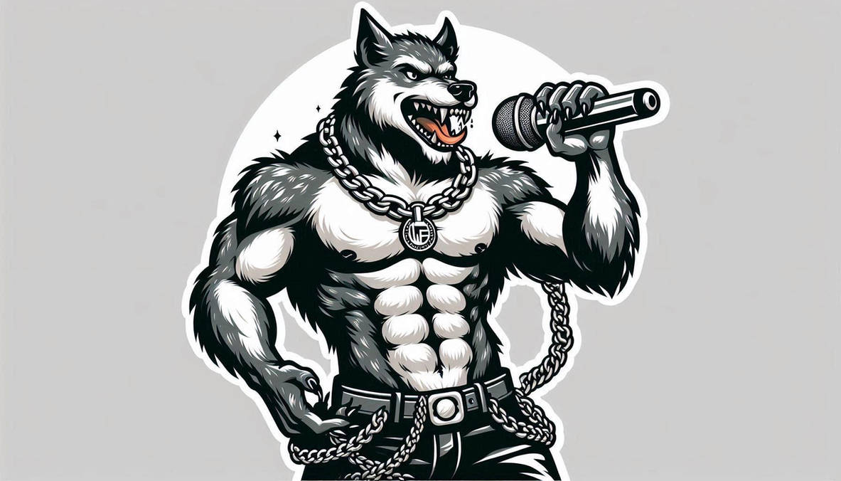 A Wolf Rapping Rapping Werewolf #3 by supertrooper1993 on DeviantArt