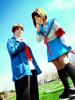 It' s an adventure, right - Haruhi and Kyon