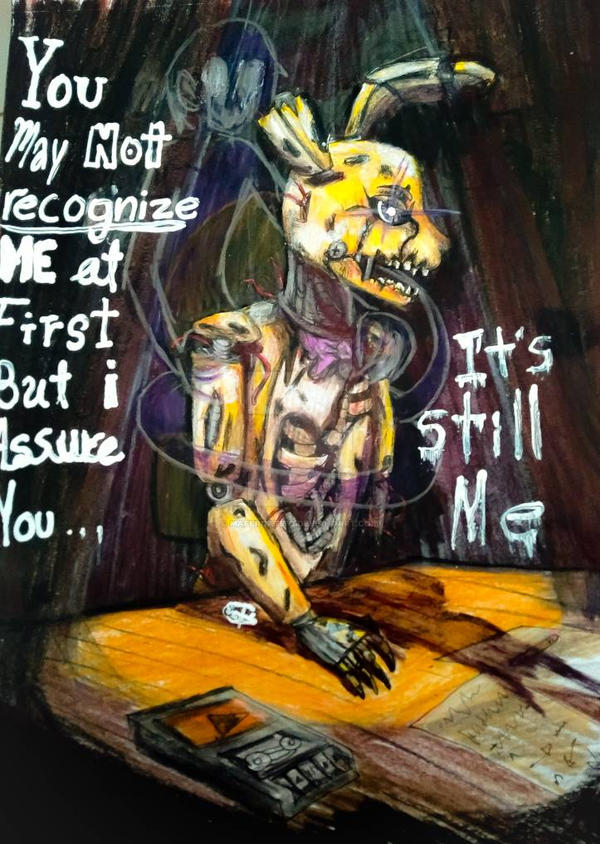F Naf Rotten Spring Trap Springtrap poster FNAFPS by Mafergatito on DeviantArt