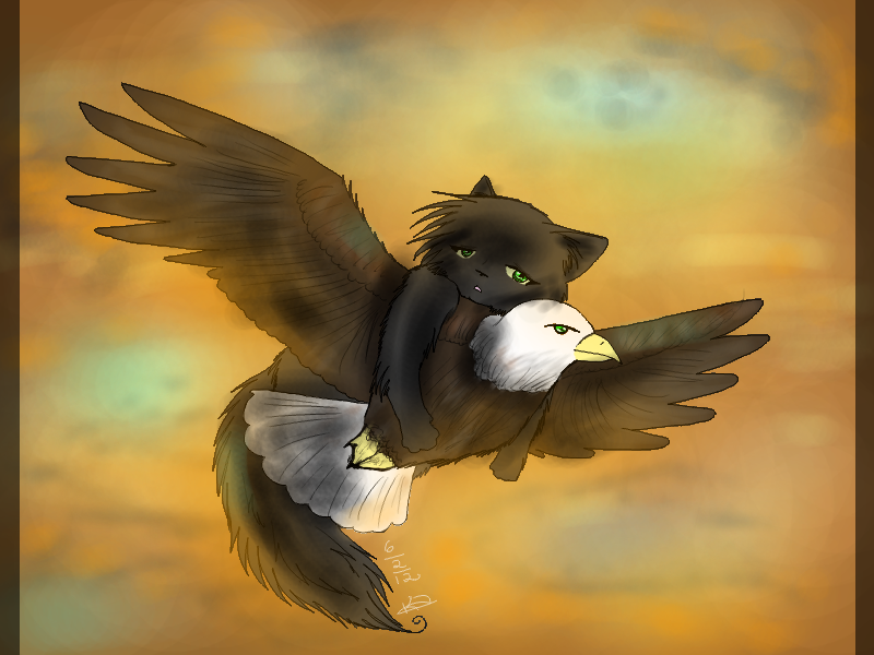 CE: Carried On An Eagle (Hollyleaf) [+Speedpaint]