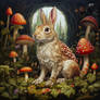 A Hare And Toadstools