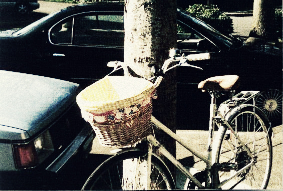 Basket on a bike