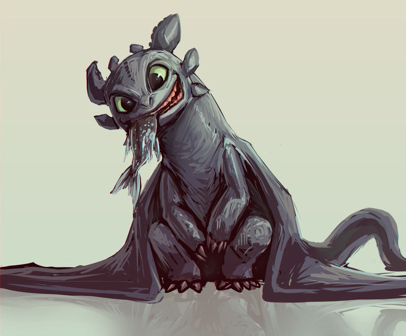 Night Fury by moni158 Night Fury by moni158
