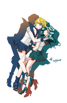 Sailor Uranus and Neptune