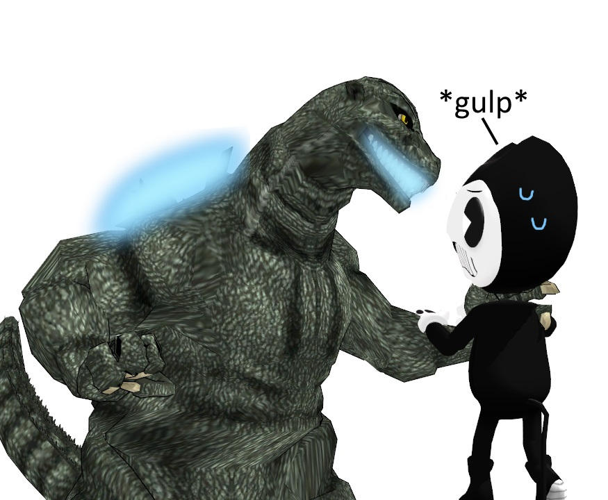 Godzilla VS Bendy by GojiFan78 on DeviantArt