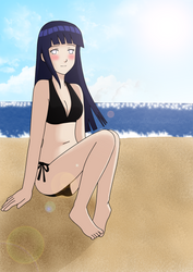 Hina-chan at the beach