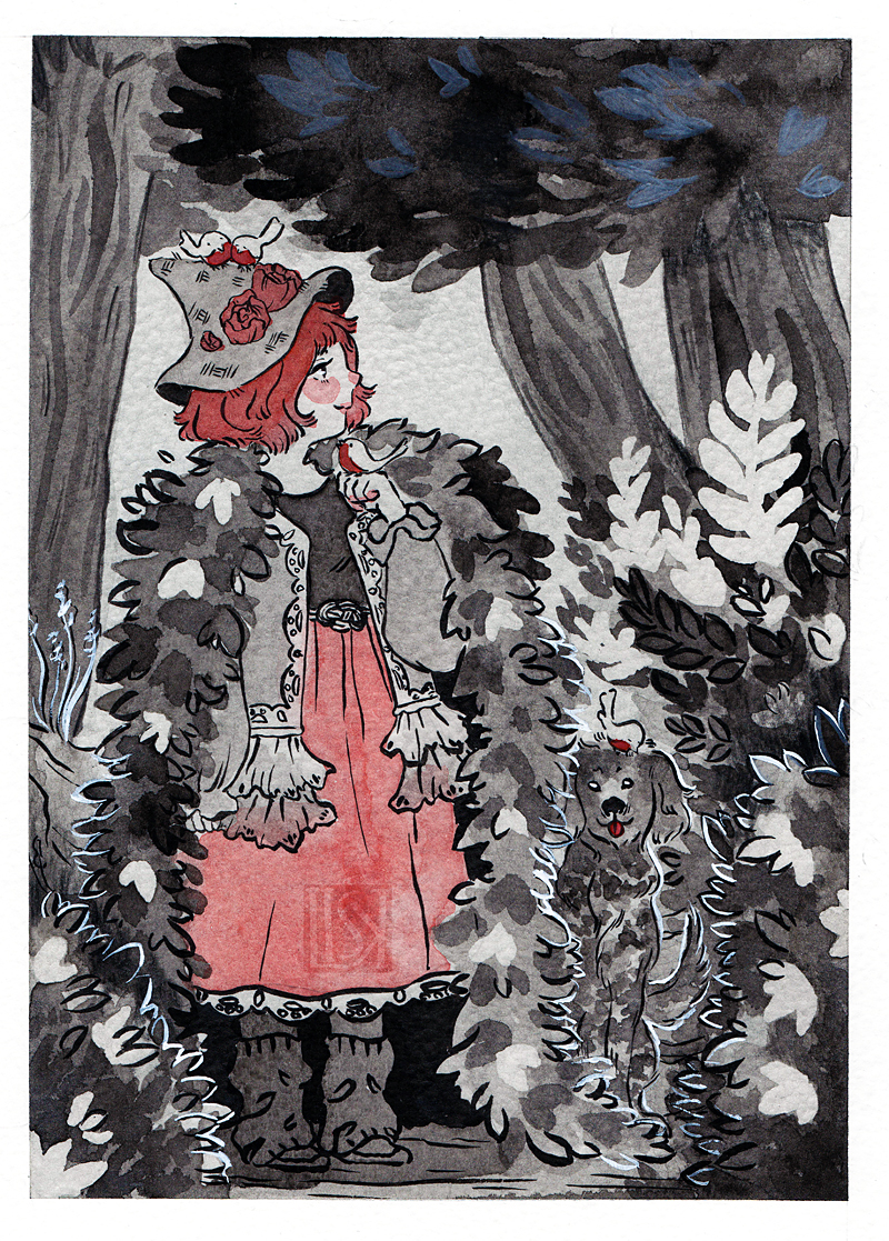 Inktober 2017 - Forest Witch