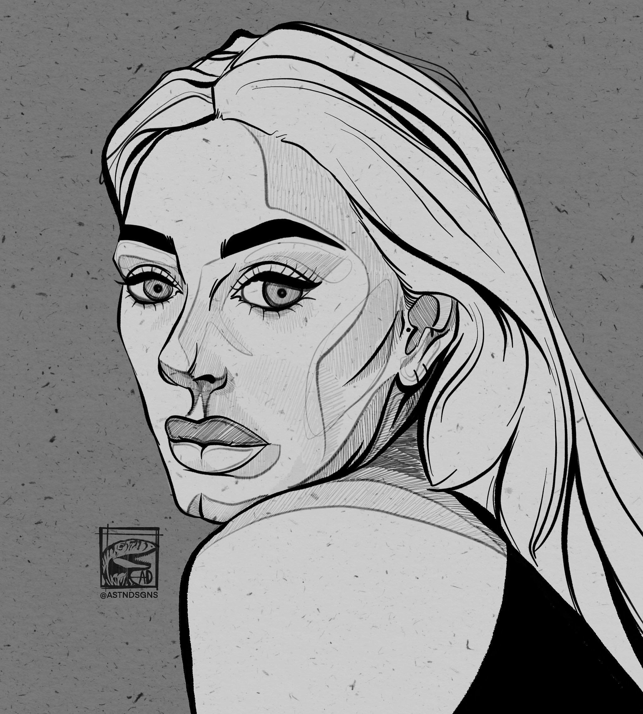 Adele Portrait by Astndsgns on DeviantArt