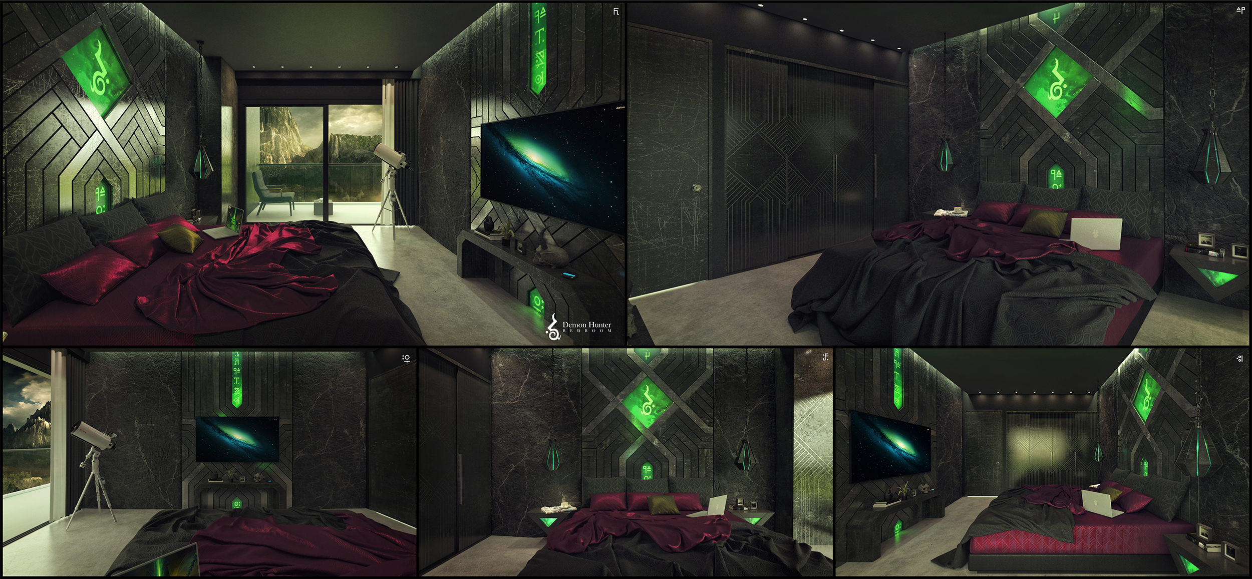 Demon Hunter Bedroom