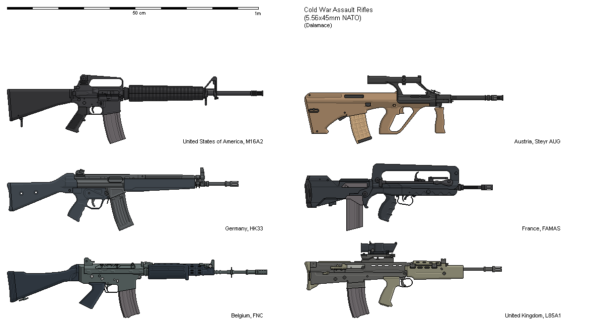 Cold War 5.56mm NATO Assault Rifle by Dalamace on DeviantArt