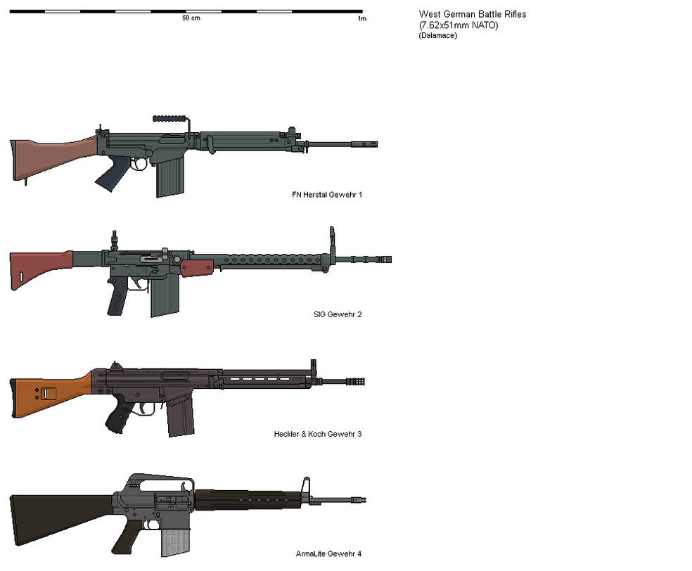 West German Battle Rifles by Dalamace on DeviantArt