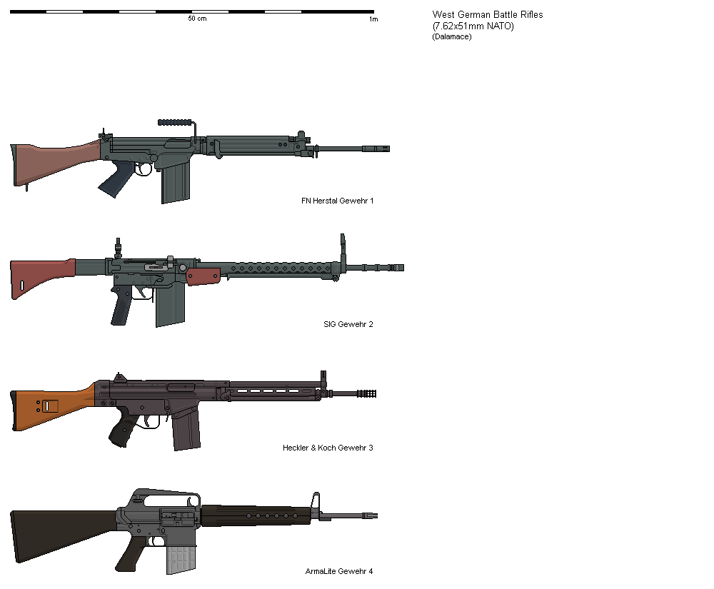 West German Battle Rifles by Dalamace on DeviantArt