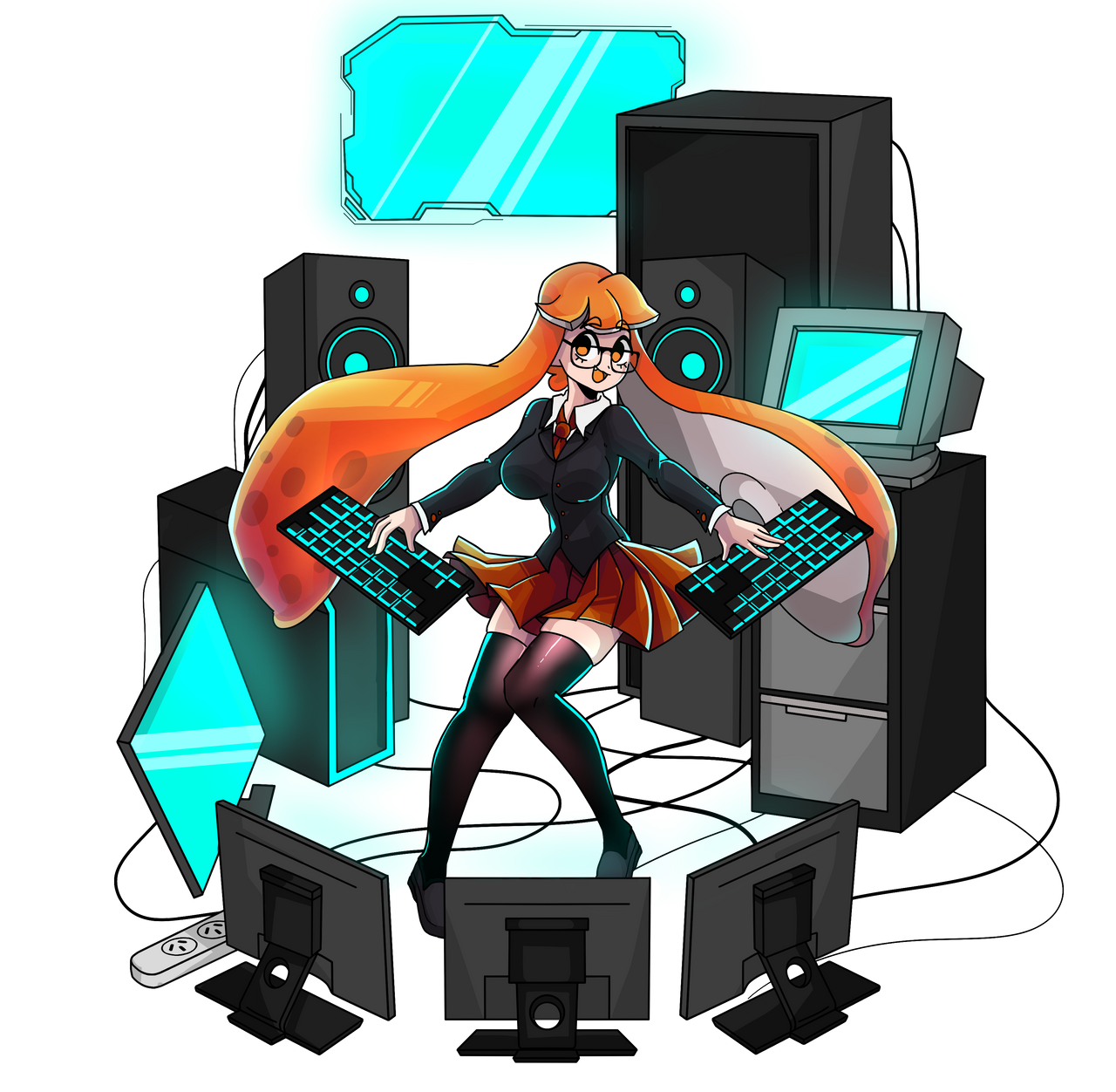 hacking noises by 0NC1LL4 on DeviantArt