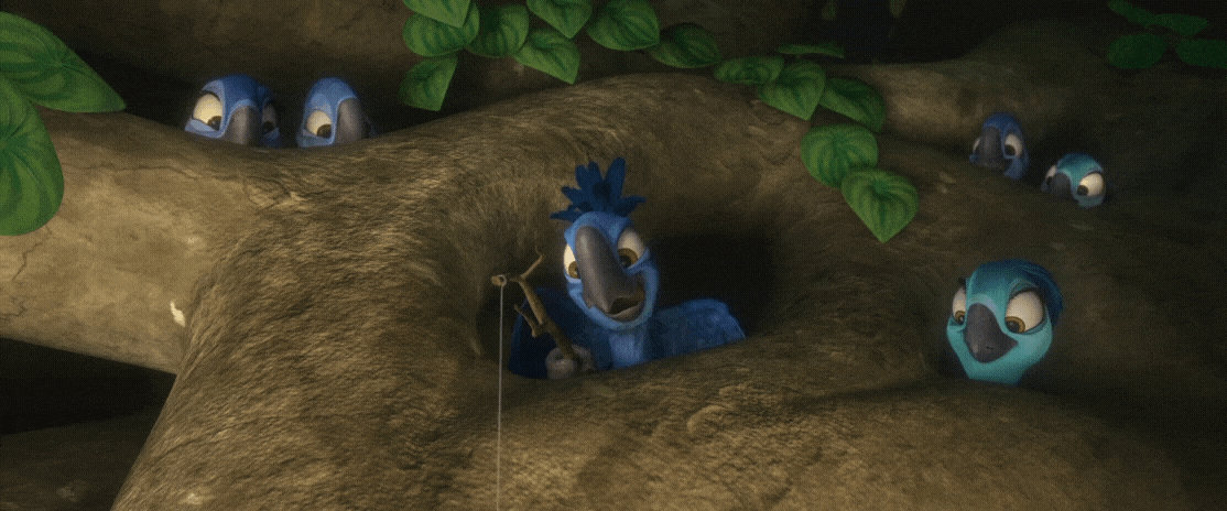 Rio 2 Gif P108: Bia Tiago and the kids by giohollowchannel on DeviantArt