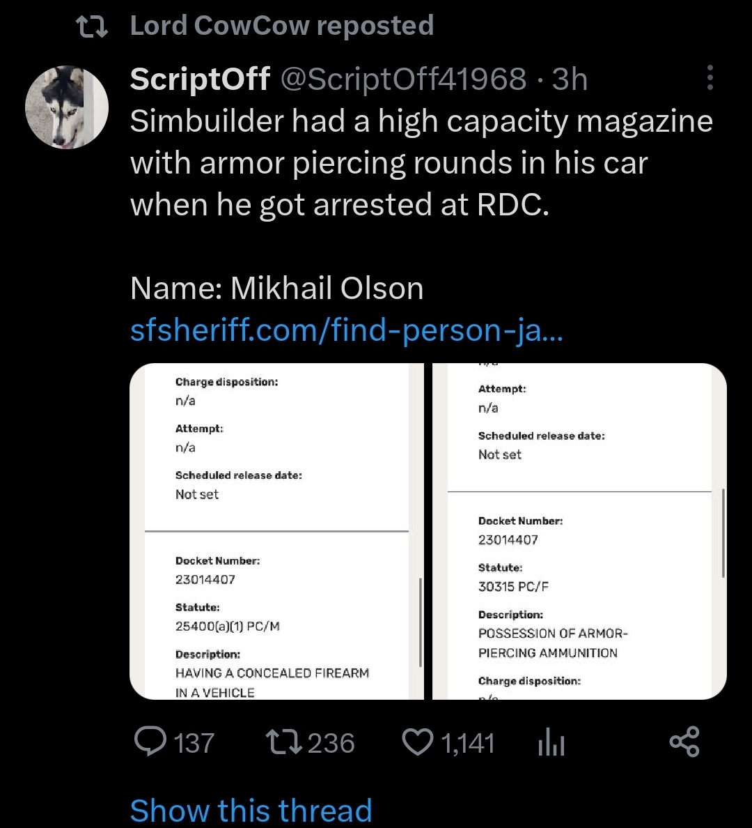 UPDATE: Simbuilder was arrested by giohollowchannel on DeviantArt