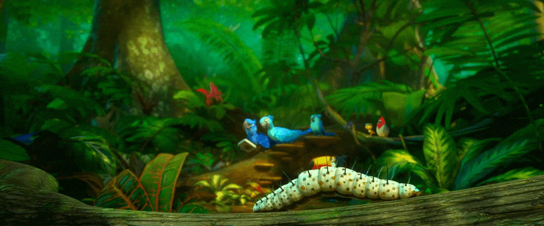 Rio 2 Gif P192: Bia and Tiago by giohollowchannel on DeviantArt