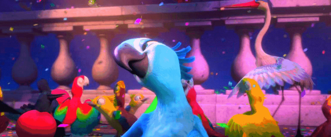 Rio 2 Gif P273: Blu and Jewel dance P2 by giohollowchannel on DeviantArt