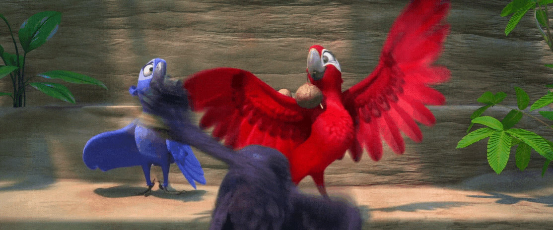 Rio 2 Gif P308: Red Lady Macaw Taunt P2 by giohollowchannel on DeviantArt