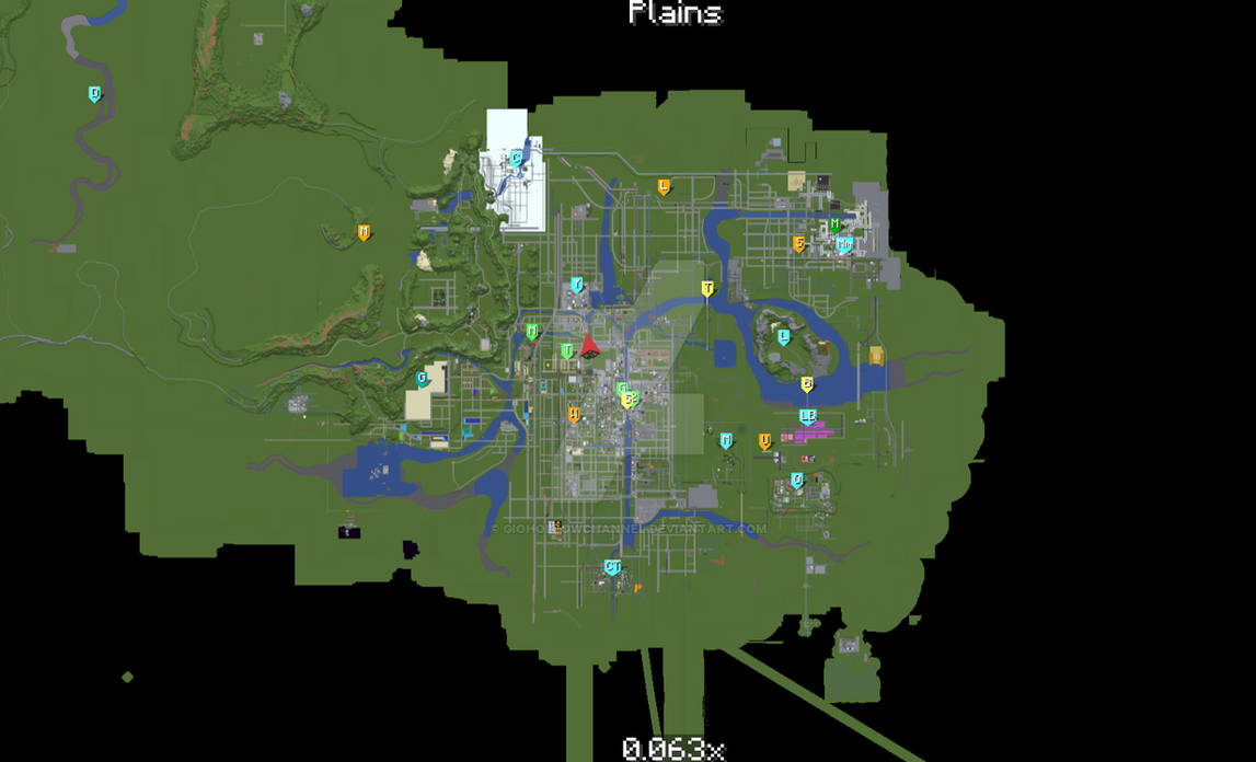 GHC WaterStoneTown Map by giohollowchannel on DeviantArt