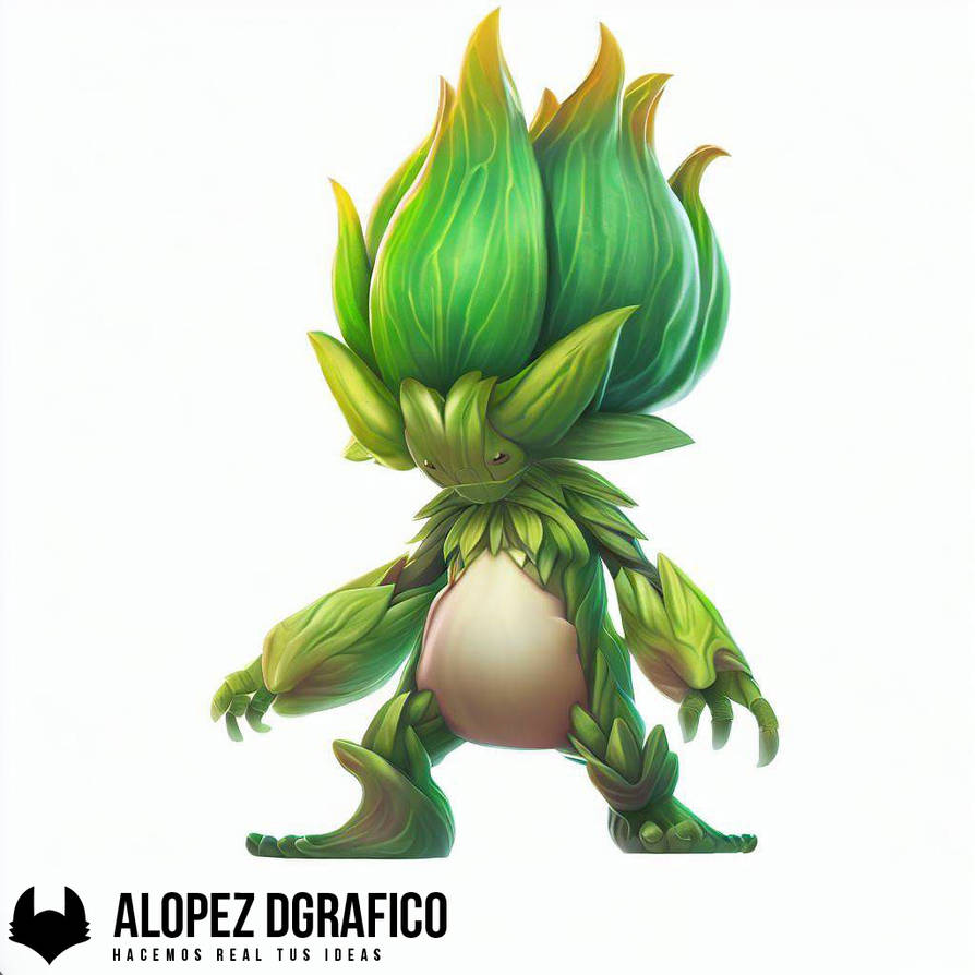 Plant Digimon Rookie 02 by adjlp on DeviantArt