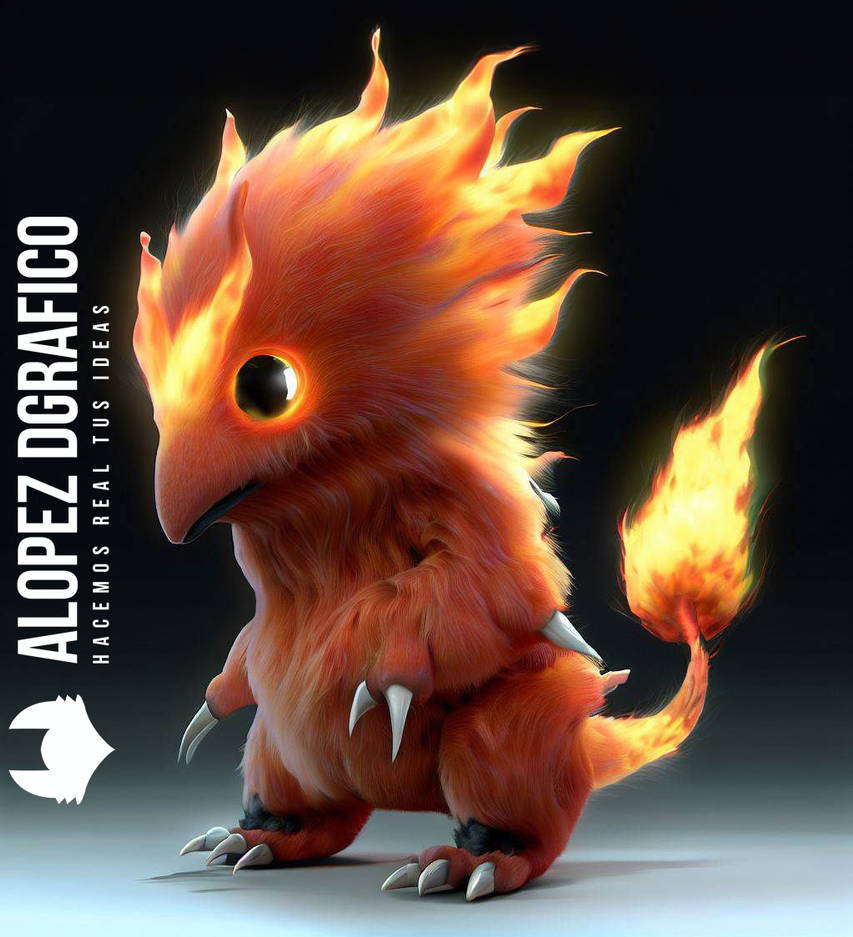 Fire Digimon Rookie 01 by adjlp on DeviantArt