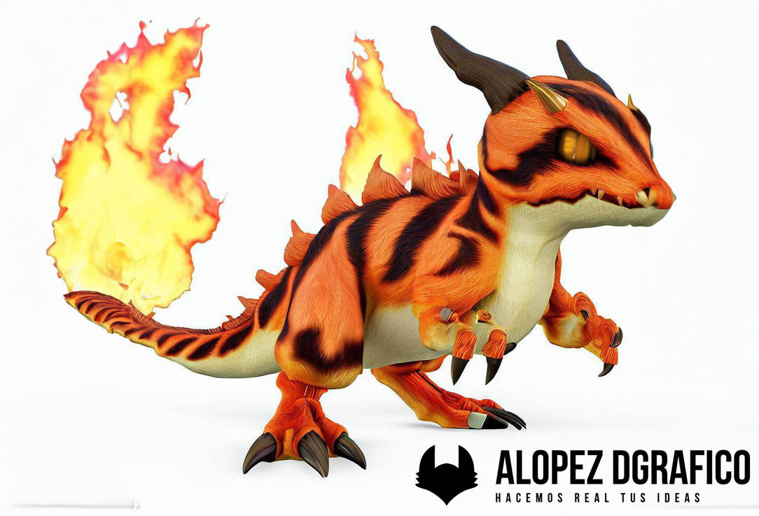 Fire Digimon Rookie 03 by adjlp on DeviantArt
