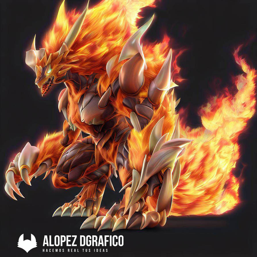 Fire Digimon Ultimate 01 by adjlp on DeviantArt