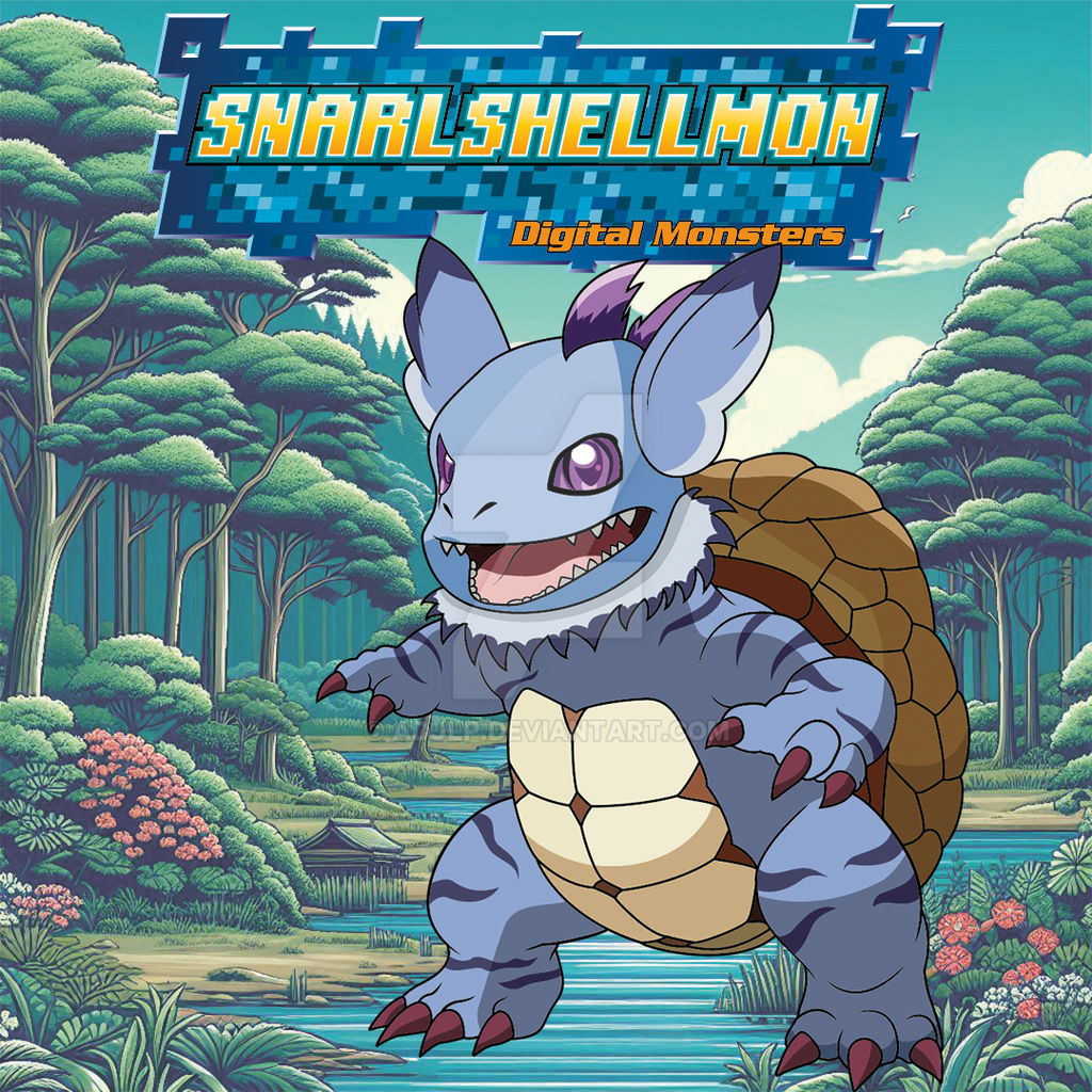 Digimon Shell Snarshellmon (digimon) by adjlp on DeviantArt