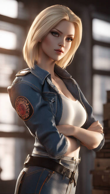 Android 18 by DarknessAi on DeviantArt Android 18 by DarknessAi on DeviantArt