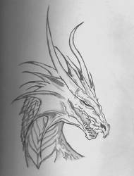 Dragon Head Drawing