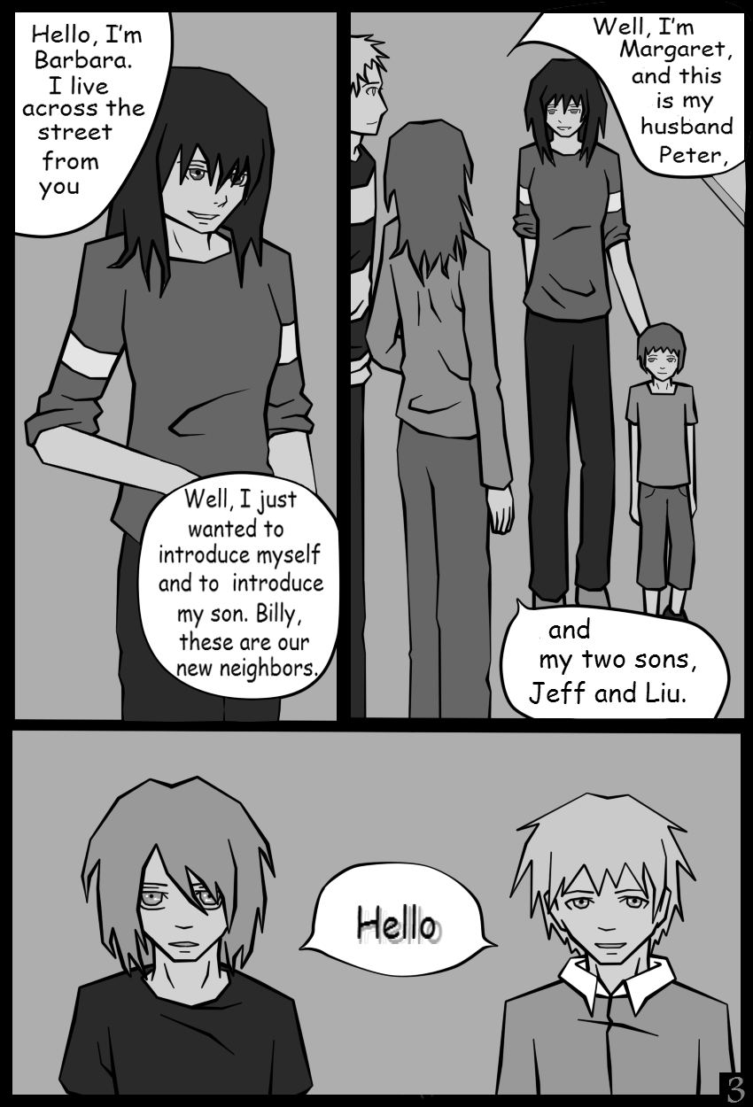 Jeff the killer story comic-Pag.1 by DeluCat on DeviantArt