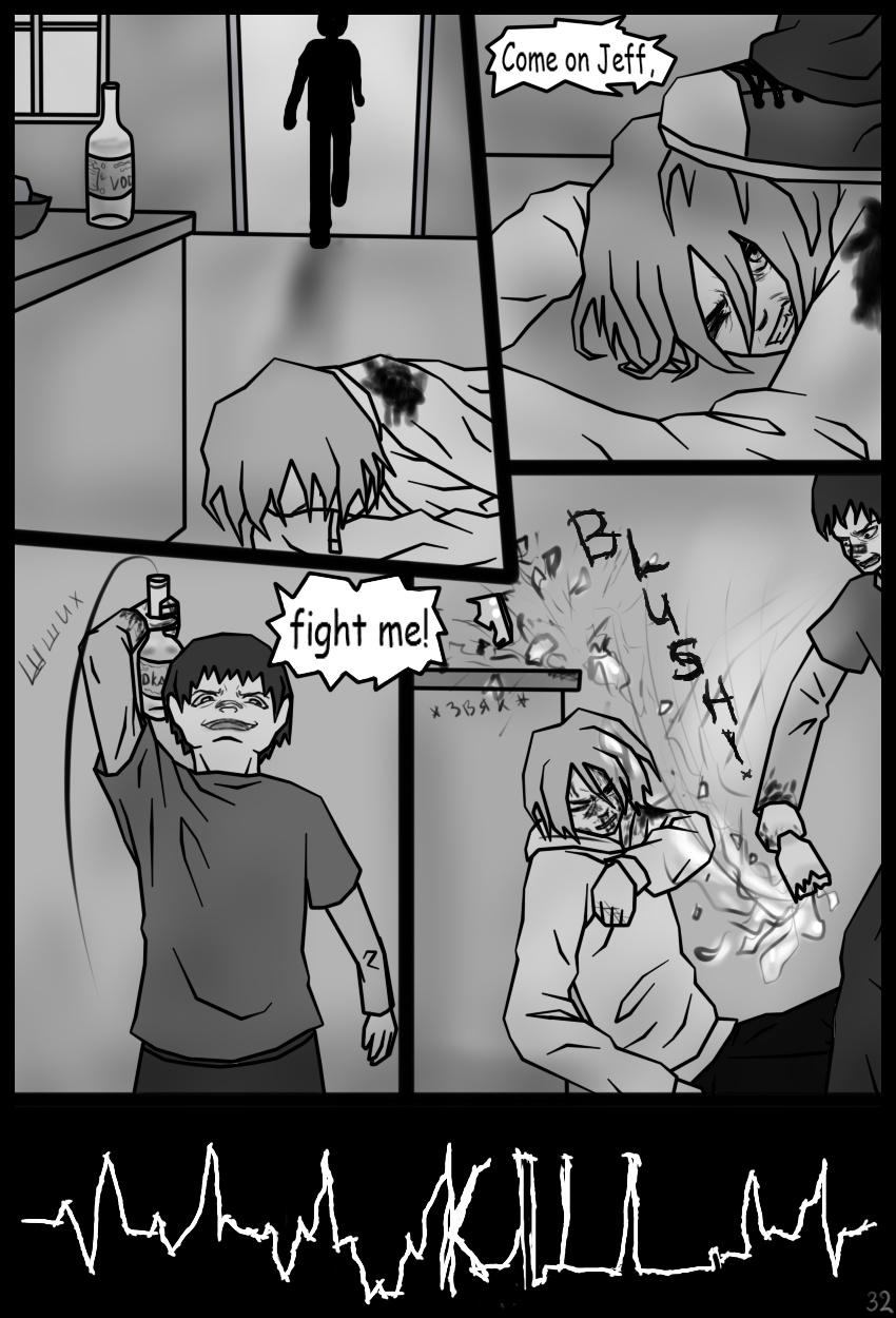 Jeff the killer story(manga)- Page 46 by Mioponnu on DeviantArt