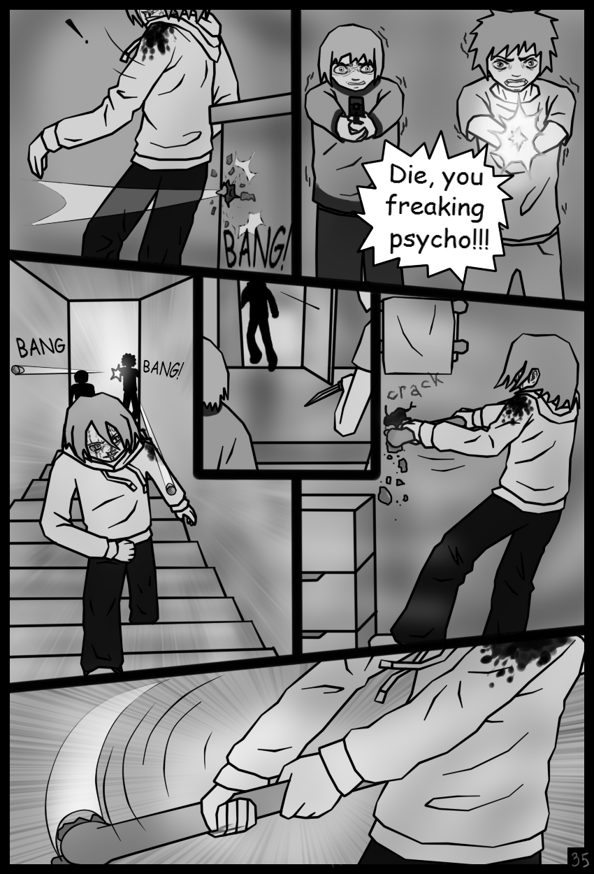 Jeff the killer story (manga) - page 7 by Mioponnu on DeviantArt