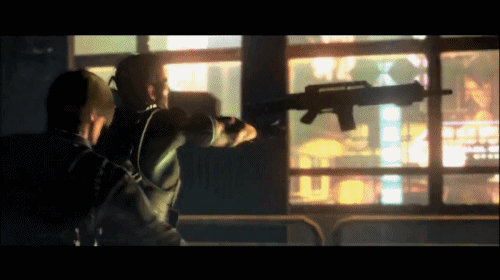 Resident Evil 6 Chris vs Leon (Gif)