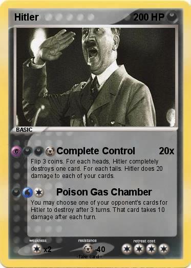 hitler pokemon card Pokemon Hitler 1578