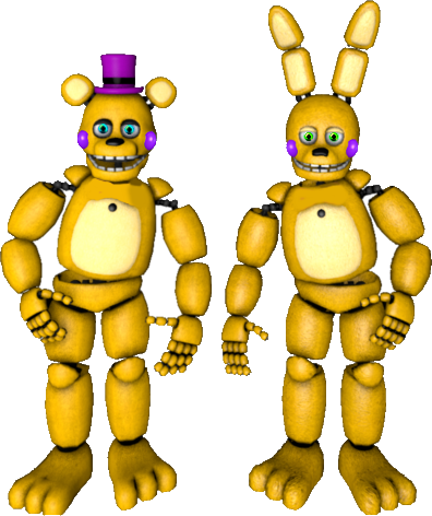 R.i.p. fredbear e springbonnie 😑😢