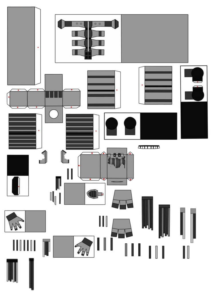 Papercraft Endo B by sebby07 on DeviantArt