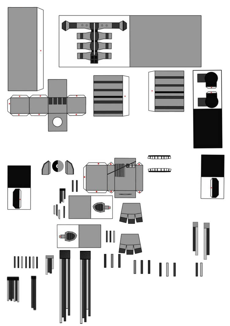 Papercraft Endo F by sebby07 on DeviantArt