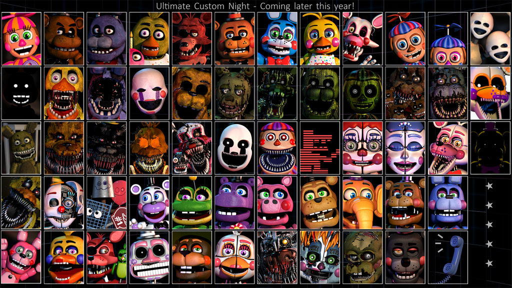 Candy's Custom Night [Updated Roster] by Fnaf-lover1352 on DeviantArt
