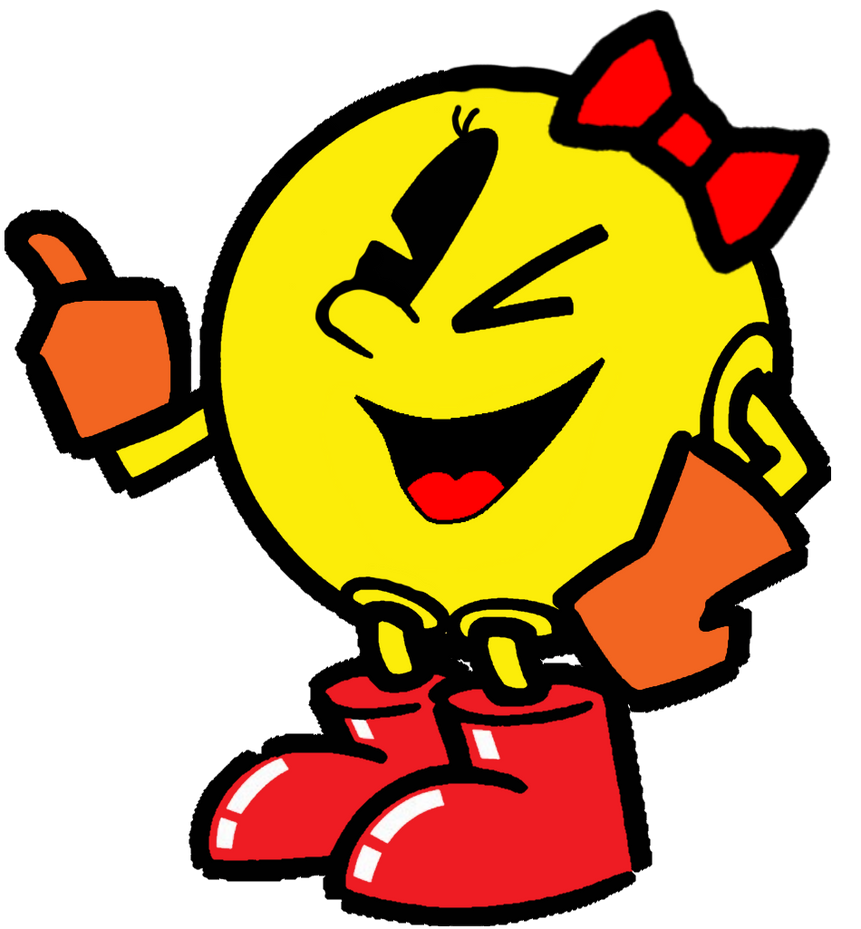 Ms. PAC-MAN custom ref. by CosToonsArt on DeviantArt