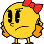 Ms. Pac-Man is not amused.