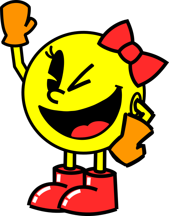Ms. Pac-Man by CosToonsArt on DeviantArt