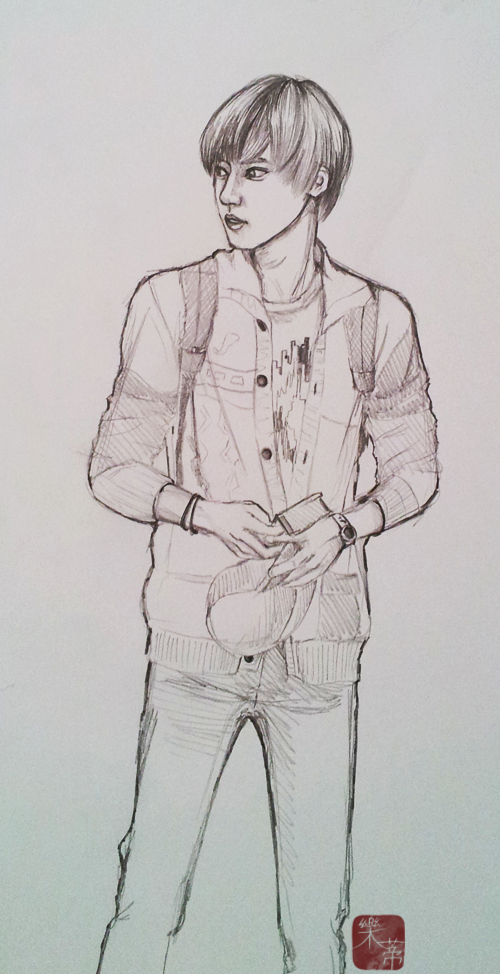 Airport Chanyeol Doodle