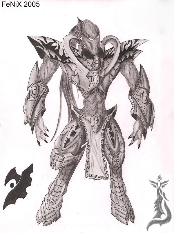Protos Drawing protoss zealot drawing by ForsakenFenix on DeviantArt