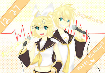 Happy 5th Birthday Kagamines!!