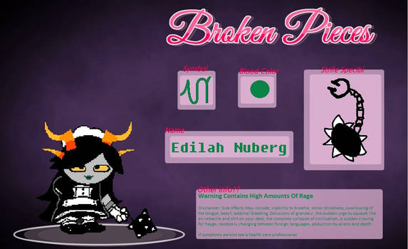 Edilah Nuburg (Broken Pieces Application)